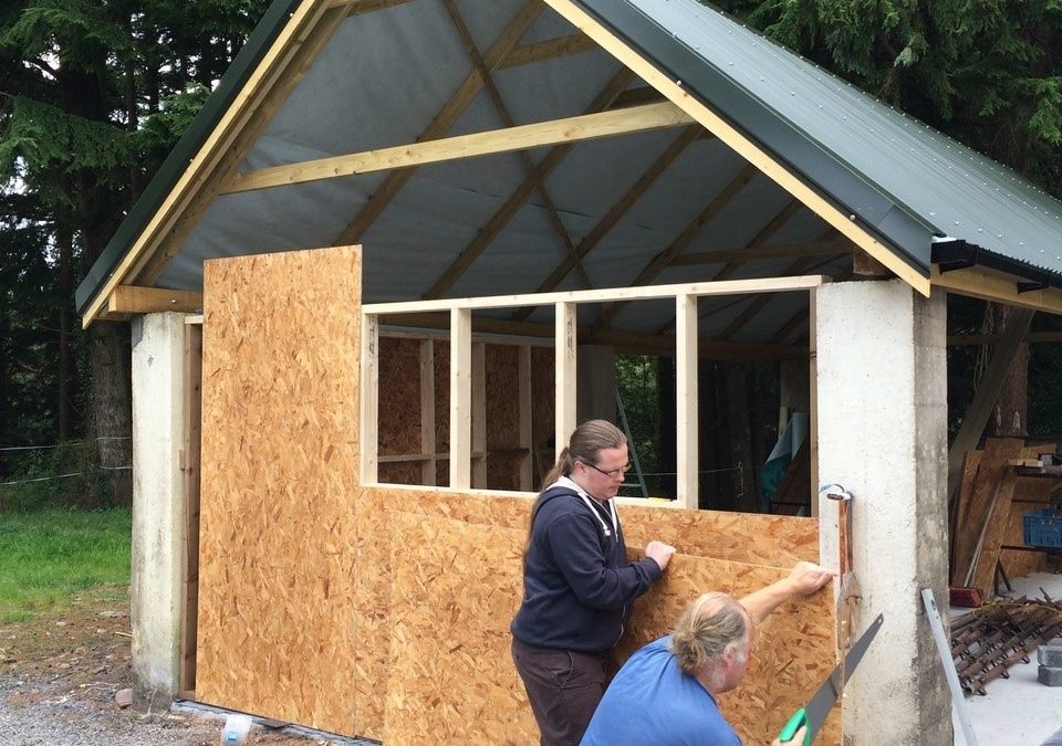 Bauprojekt Werkstatt