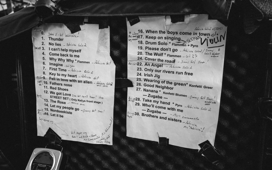 Story Time – Episode #26 – Setlist